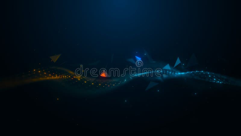 AI technology visualization with neural networks