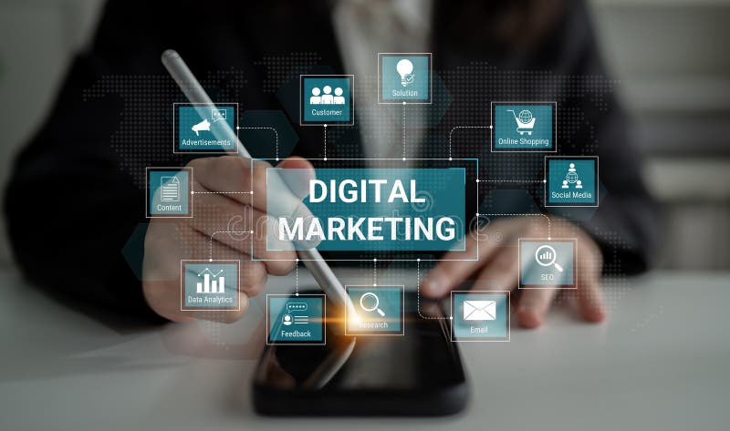 Digital marketing analytics dashboard and website design